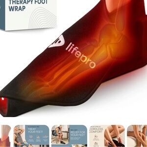 Lifepro Allevasole Pro Red Light Foot/Ankle Therapy Wrap Device-Like New!